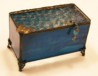 Blue Box with Legs