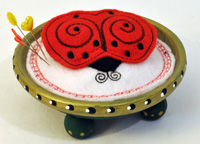LadyBug Pin Cushion